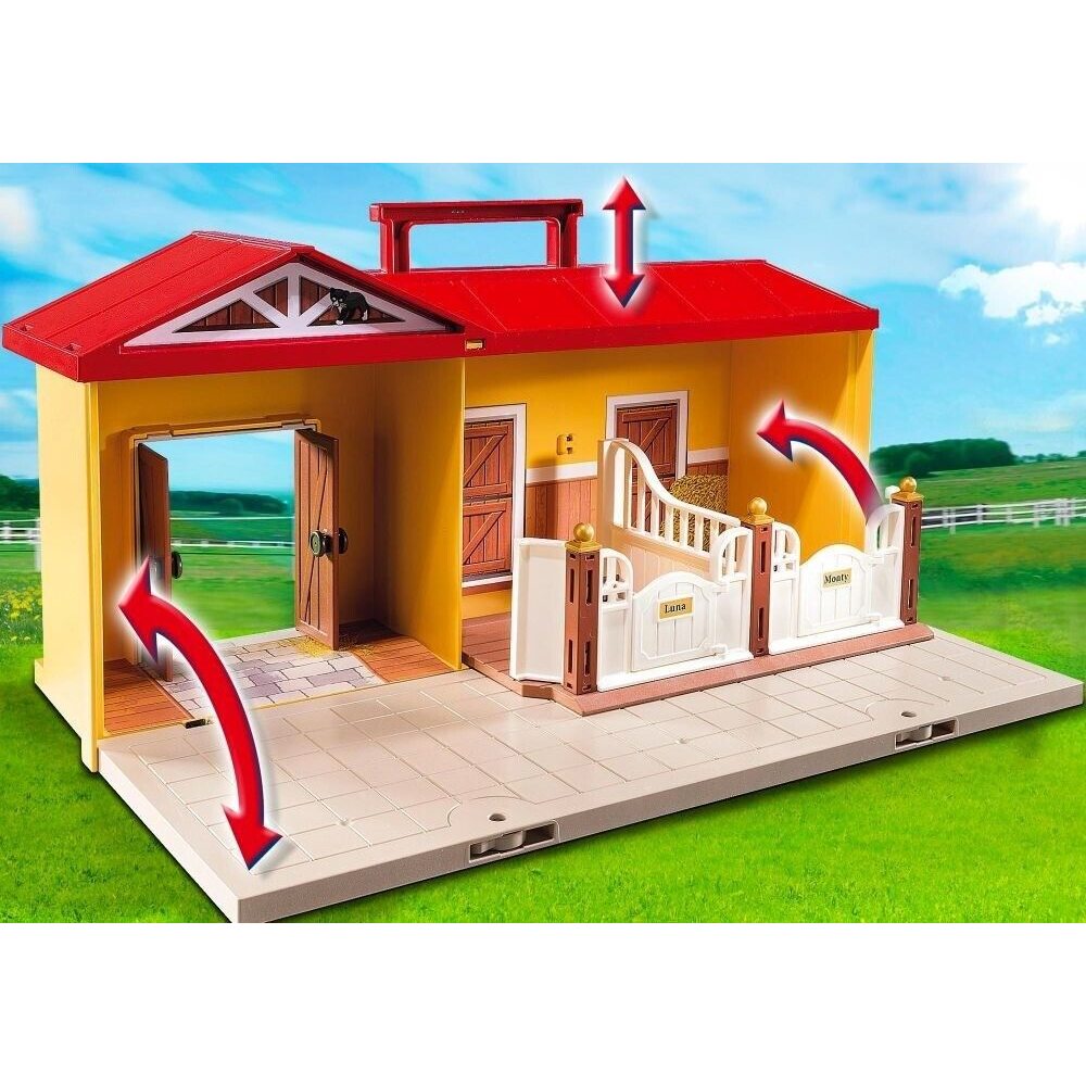 SET PORTABIL GRAJD DE CAI - PLAYMOBIL COUNTRY (PM71393)