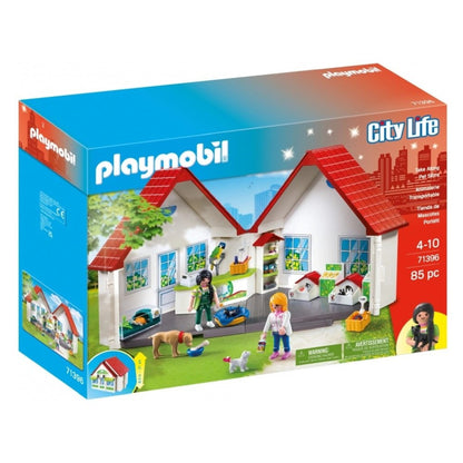 SET PORTABIL CLINICA VETERINARA - PLAYMOBIL CITY LIFE (PM71396)