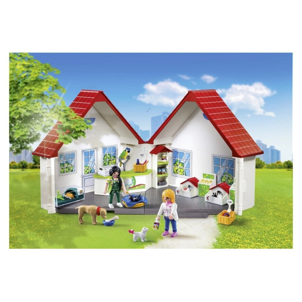 SET PORTABIL CLINICA VETERINARA - PLAYMOBIL CITY LIFE (PM71396)