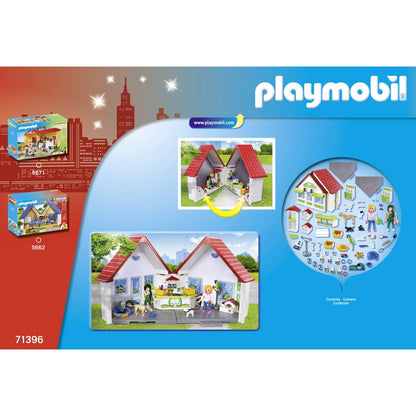 SET PORTABIL CLINICA VETERINARA - PLAYMOBIL CITY LIFE (PM71396)