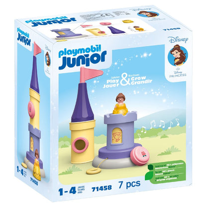 PLAYMOBIL JUNIOR DISNEY - TURNUL DE JOACA CU MELODII AL LUI BELLE - PLAYMOBIL JUNIOR & DISNEY (PM71458)