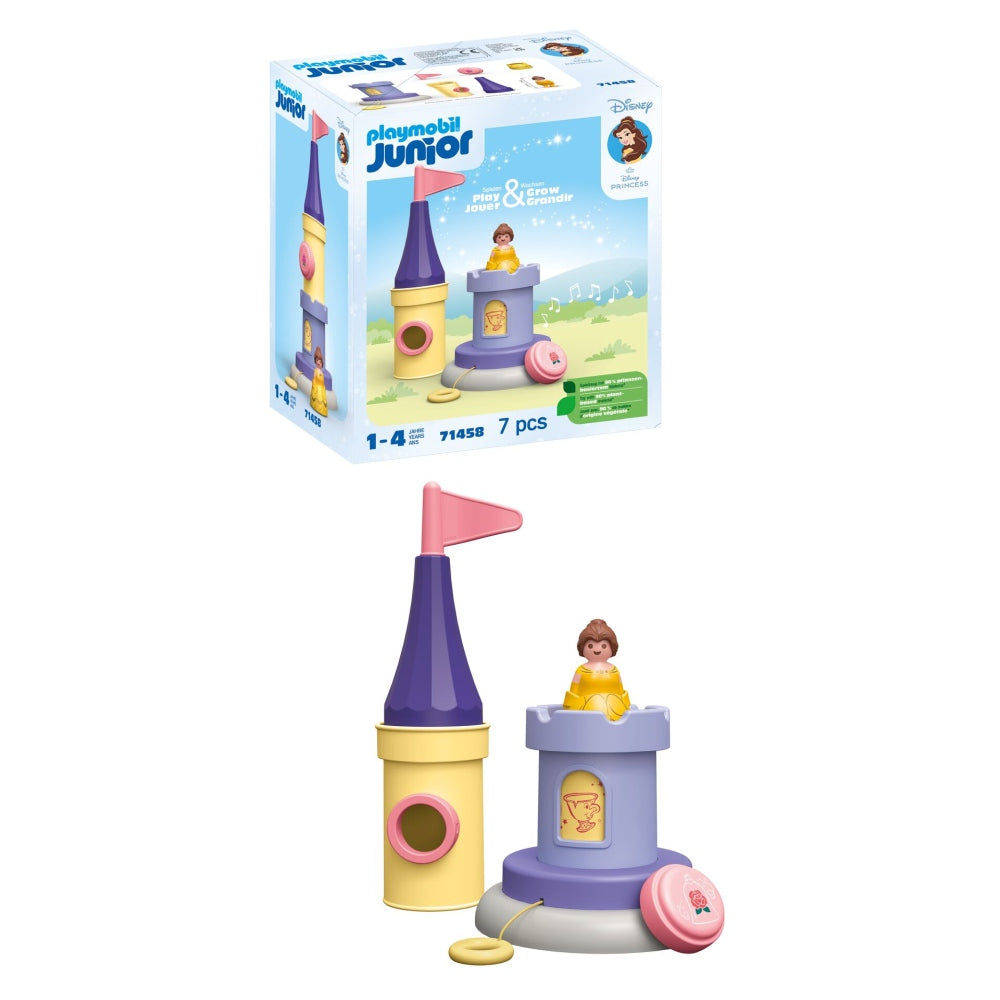 PLAYMOBIL JUNIOR DISNEY - TURNUL DE JOACA CU MELODII AL LUI BELLE - PLAYMOBIL JUNIOR & DISNEY (PM71458)