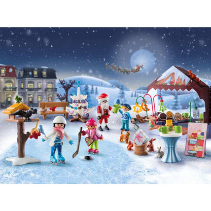 PLAYMOBIL - CALENDAR TARG DE CRACIUN - PLAYMOBIL CHRISTMAS (PM71472)