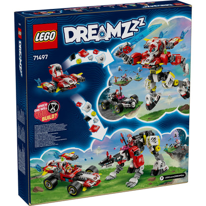 ROBOTUL TIGRU AL LUI COOPER SI MASINA HOT ROD A LUI ZERO - LEGO DREAMZZZ (71497)