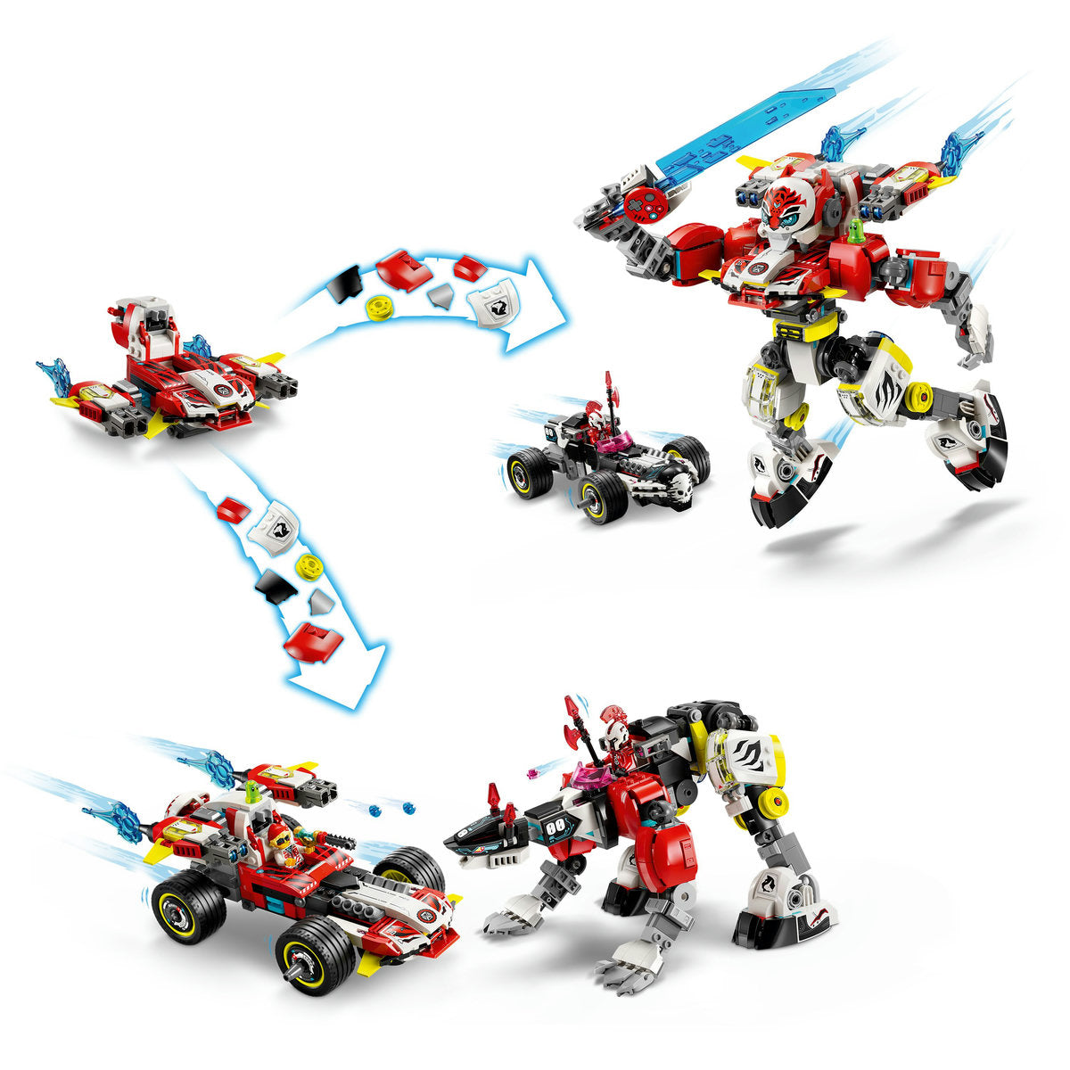 ROBOTUL TIGRU AL LUI COOPER SI MASINA HOT ROD A LUI ZERO - LEGO DREAMZZZ (71497)