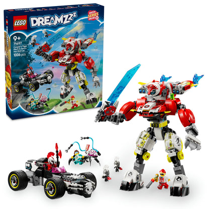 ROBOTUL TIGRU AL LUI COOPER SI MASINA HOT ROD A LUI ZERO - LEGO DREAMZZZ (71497)