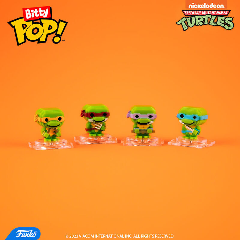 FUNKO BITTY POP: TMNT- 8-BIT 4PK - FUNKO (71510)