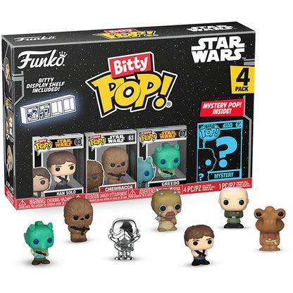 FUNKO BITTY POP: STAR WARS- HAN SOLO 4PK - FUNKO (71513)