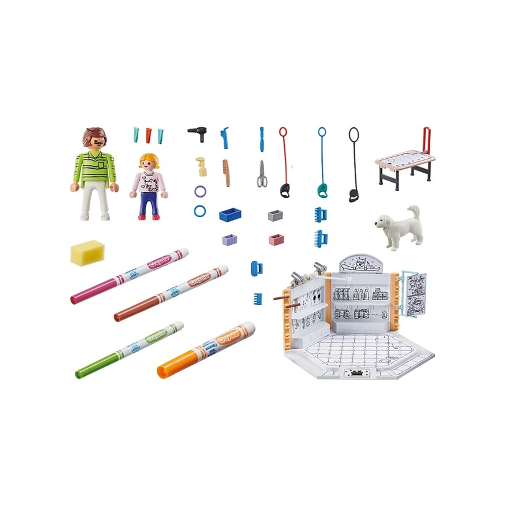 SALON PENTRU CAINI - PLAYMOBIL PM COLOR (PM71514)