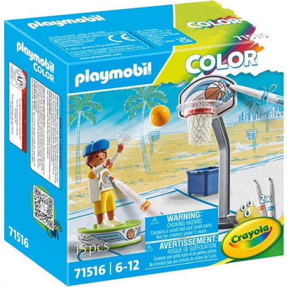 JUCATOR DE BASCHET - PLAYMOBIL PM COLOR (PM71516)