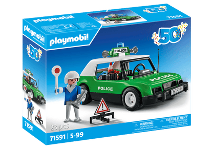 CLASSIC POLICE CAR - PLAYMOBIL 50TH ANNIVERSARY (PM71591)