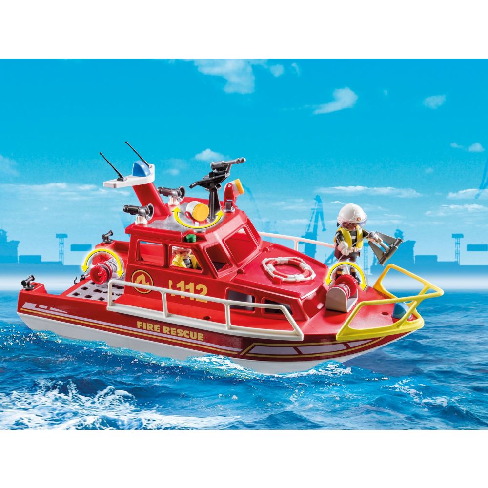 PLAYMOBIL - BARCA DE SALVARE - PLAYMOBIL ACTION HEROS (PM71598)