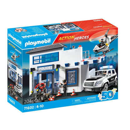 PLAYMOBIL - STATIA DE POLITIE - PLAYMOBIL ACTION HEROS (PM71602)