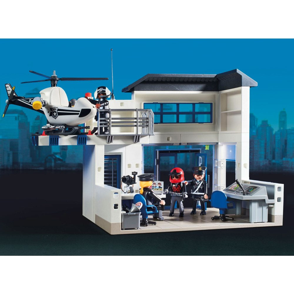 PLAYMOBIL - STATIA DE POLITIE - PLAYMOBIL ACTION HEROS (PM71602)