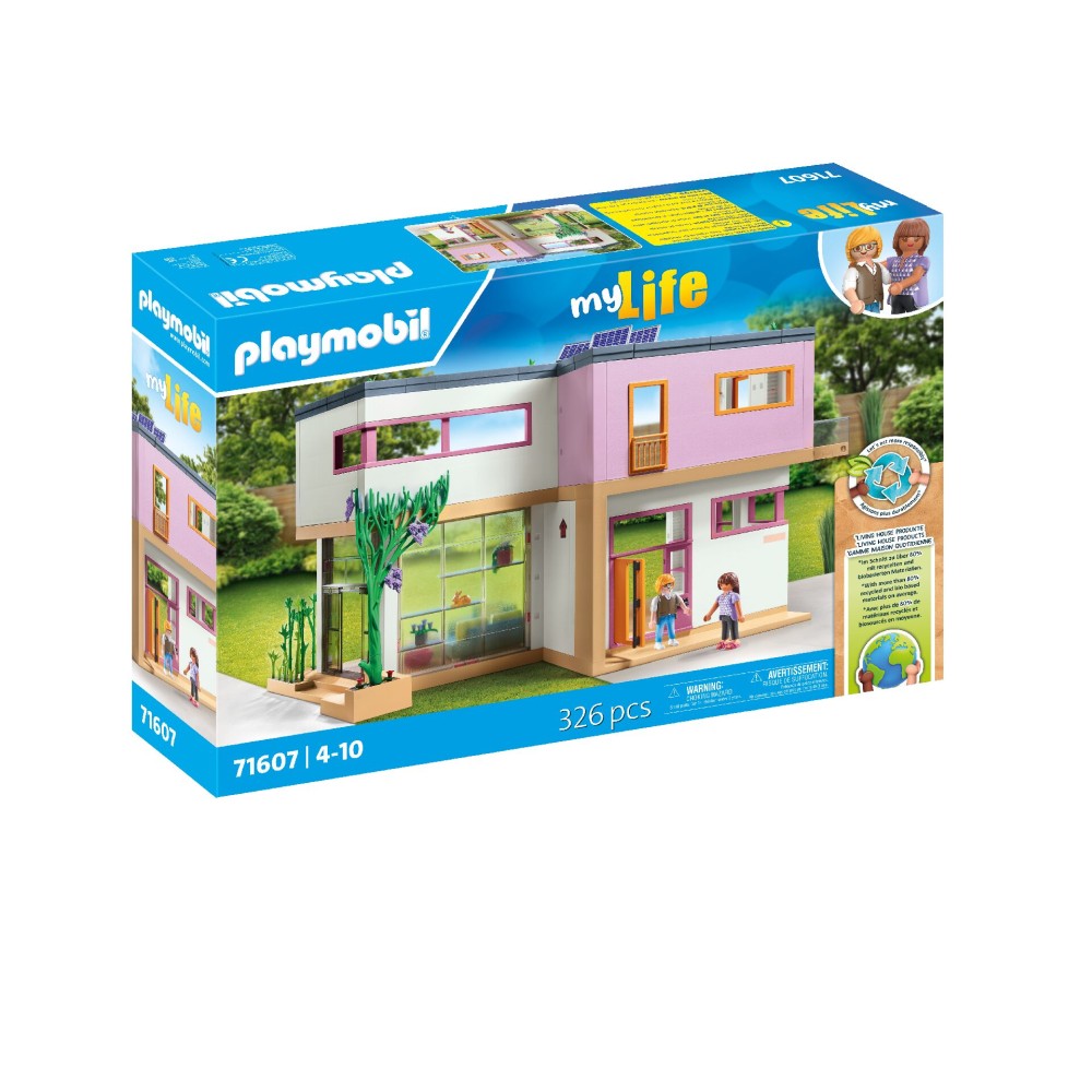 PLAYMOBIL - CASA CU GRADINA DE IARNA - PLAYMOBIL MY LIFE (PM71607)