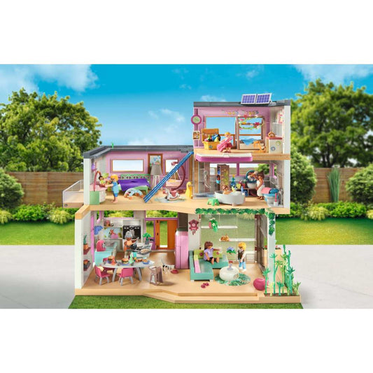 PLAYMOBIL - CASA CU GRADINA DE IARNA - PLAYMOBIL MY LIFE (PM71607)