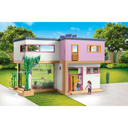 PLAYMOBIL - CASA CU GRADINA DE IARNA - PLAYMOBIL MY LIFE (PM71607)