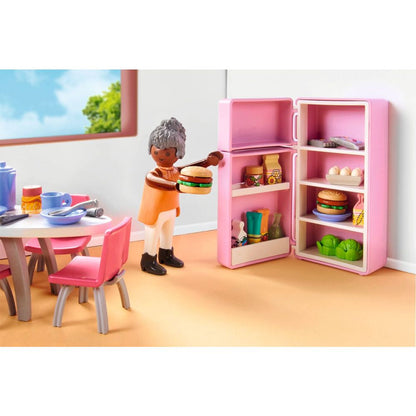 PLAYMOBIL - BUCATARIE CU LOC DE LUAT MASA - PLAYMOBIL MY LIFE (PM71608)