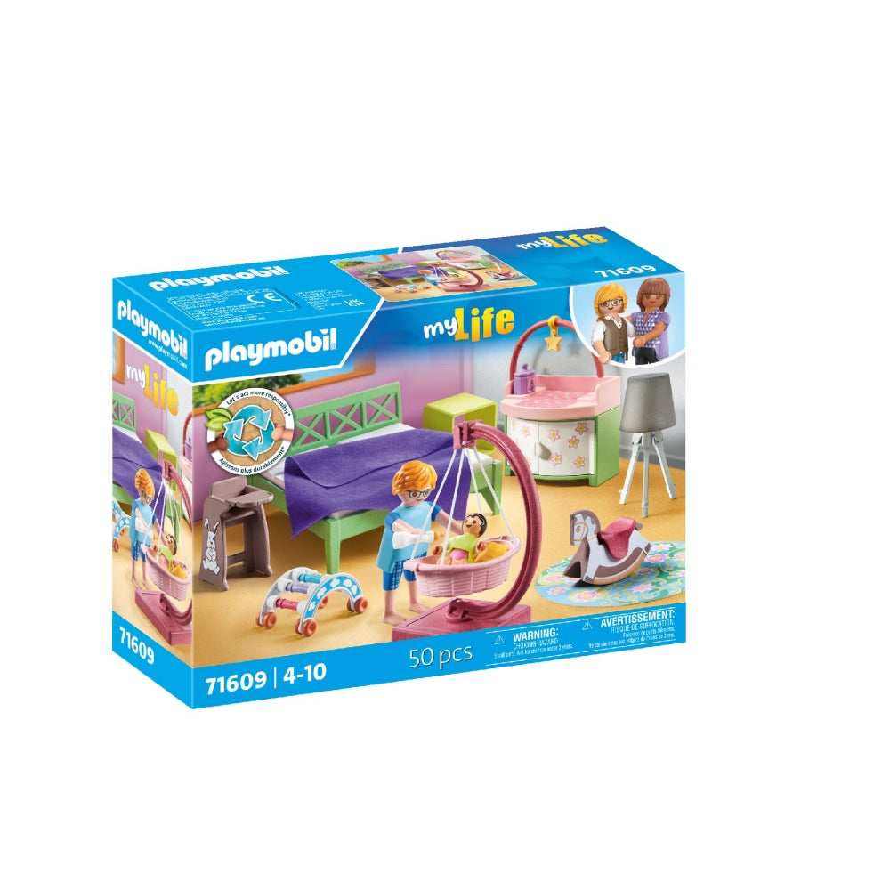 PLAYMOBIL - DORMITOR CU COLT DE JOACA PENTRU BEBELUSI - PLAYMOBIL MY LIFE (PM71609)