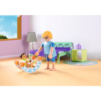 PLAYMOBIL - DORMITOR CU COLT DE JOACA PENTRU BEBELUSI - PLAYMOBIL MY LIFE (PM71609)