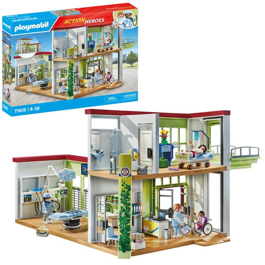 PLAYMOBIL - NOUL SPITAL - PLAYMOBIL ACTION HEROS (PM71615)