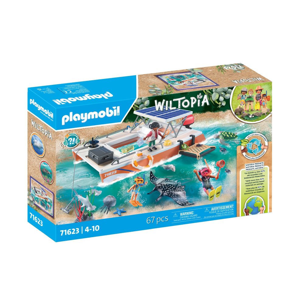 PLAYMOBIL - EXAMINAREA BARIERELOR DE CORALI - PLAYMOBIL WILTOPIA (PM71623)