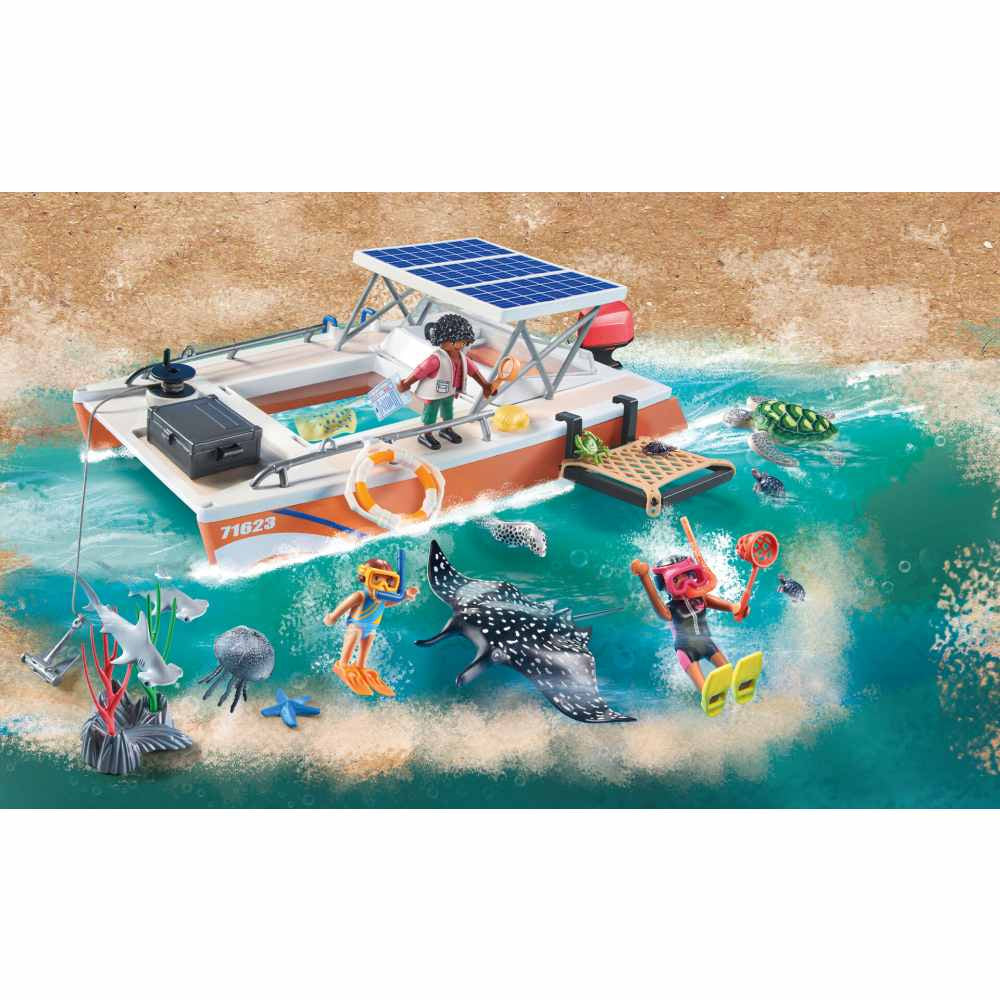 PLAYMOBIL - EXAMINAREA BARIERELOR DE CORALI - PLAYMOBIL WILTOPIA (PM71623)