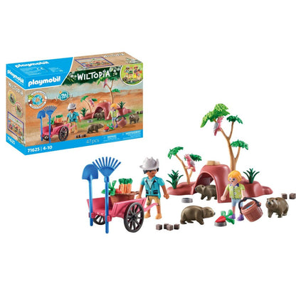 PLAYMOBIL - ADAPOST PENTRU WOMBAT - PLAYMOBIL WILTOPIA (PM71625)