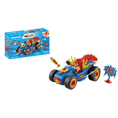 PLAYMOBIL - KART PULLBACK WRESTLING - PLAYMOBIL CRAZY KARTS (PM71632)