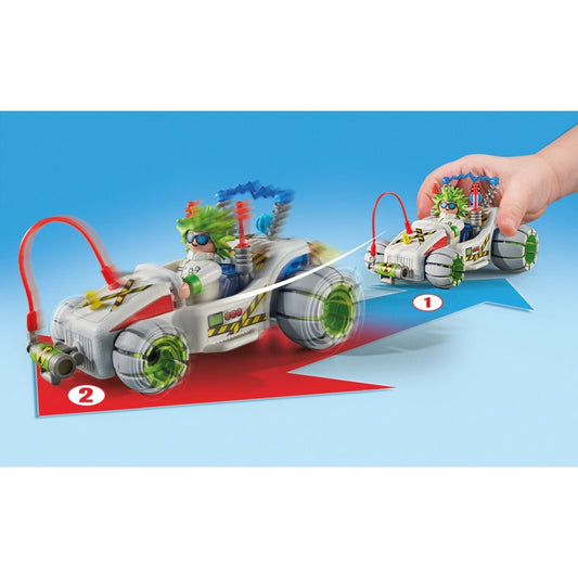 PLAYMOBIL - KART PULLBACK PROFESOR - PLAYMOBIL CRAZY KARTS (PM71633)