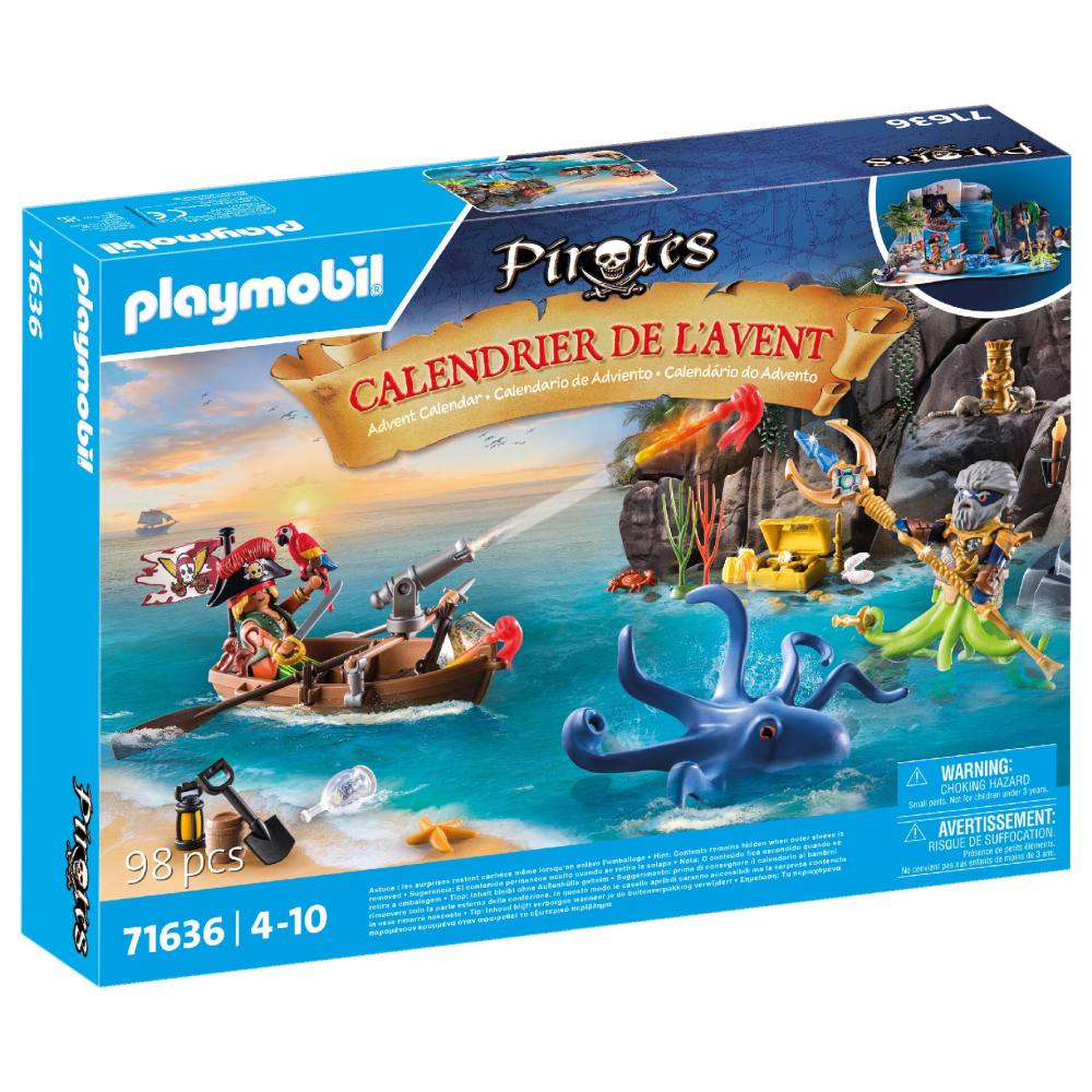 PLAYMOBIL - CALENDAR CRACIUN PIRATI SI CARACATITA - PLAYMOBIL CHRISTMAS (PM71636)