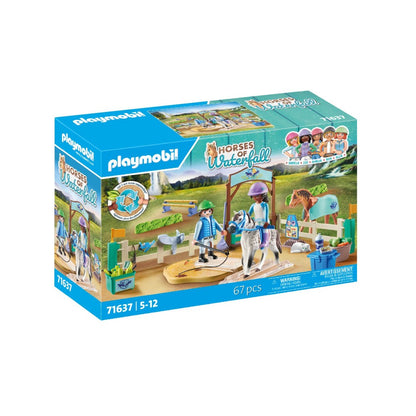 PLAYMOBIL - SCOALA MODERNA DE CALARIE - PLAYMOBIL HORSES OF WATERFALL (PM71637)