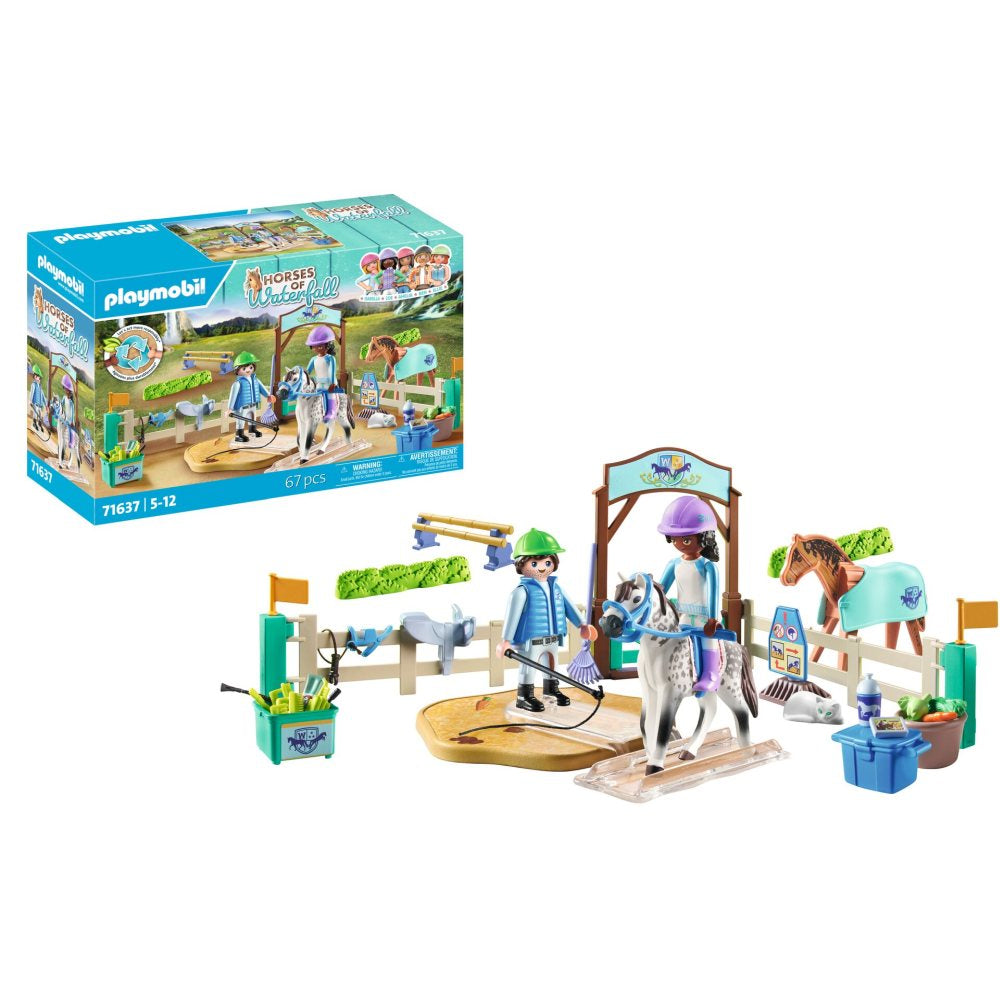 PLAYMOBIL - SCOALA MODERNA DE CALARIE - PLAYMOBIL HORSES OF WATERFALL (PM71637)