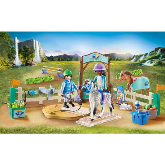 PLAYMOBIL - SCOALA MODERNA DE CALARIE - PLAYMOBIL HORSES OF WATERFALL (PM71637)