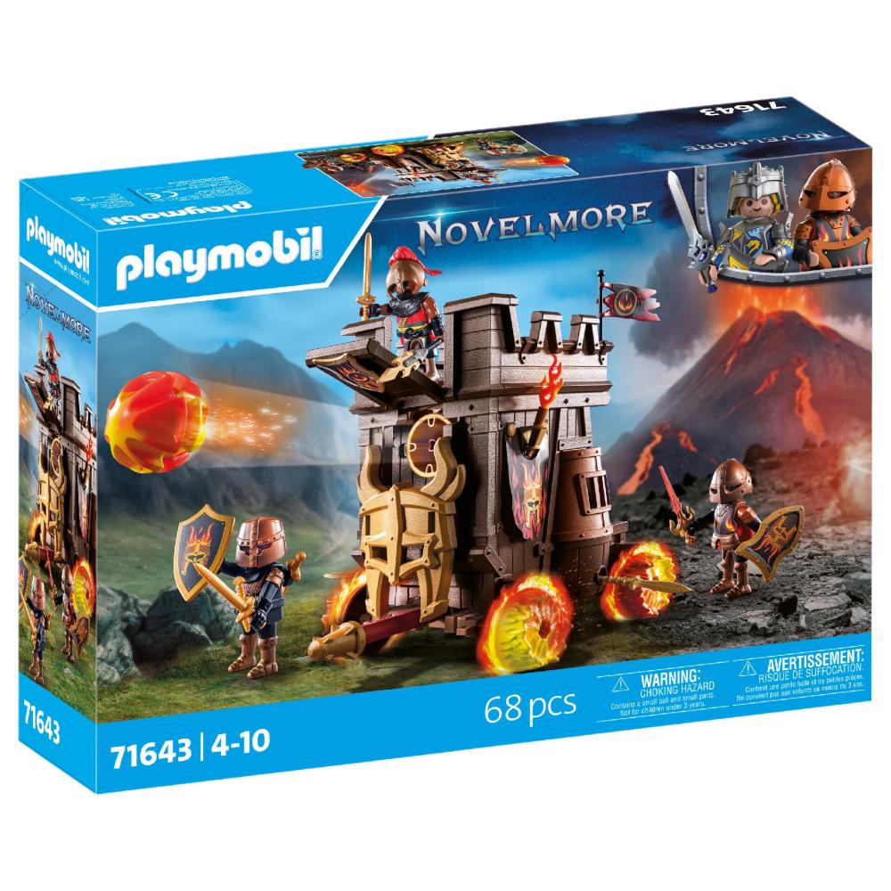 PLAYMOBIL - TRASURA DE LUPTA A ATACATORILOR BURNHAM RAIDERS - PLAYMOBIL NOVELMORE (PM71643)