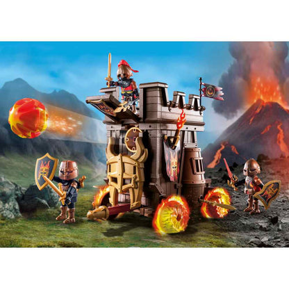 PLAYMOBIL - TRASURA DE LUPTA A ATACATORILOR BURNHAM RAIDERS - PLAYMOBIL NOVELMORE (PM71643)