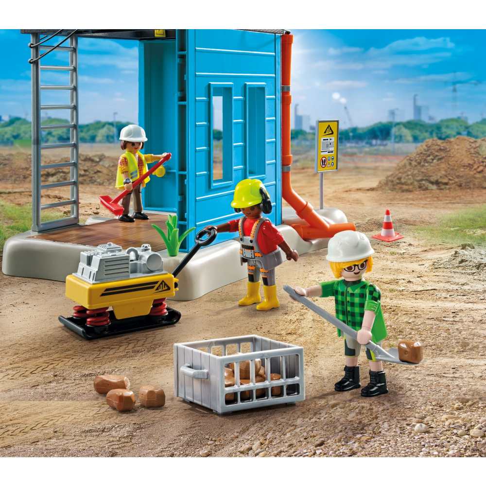 PLAYMOBIL - PROMO PACK SANTIER DE CONSTRUCTII - PLAYMOBIL ACTION HEROS (PM71650)