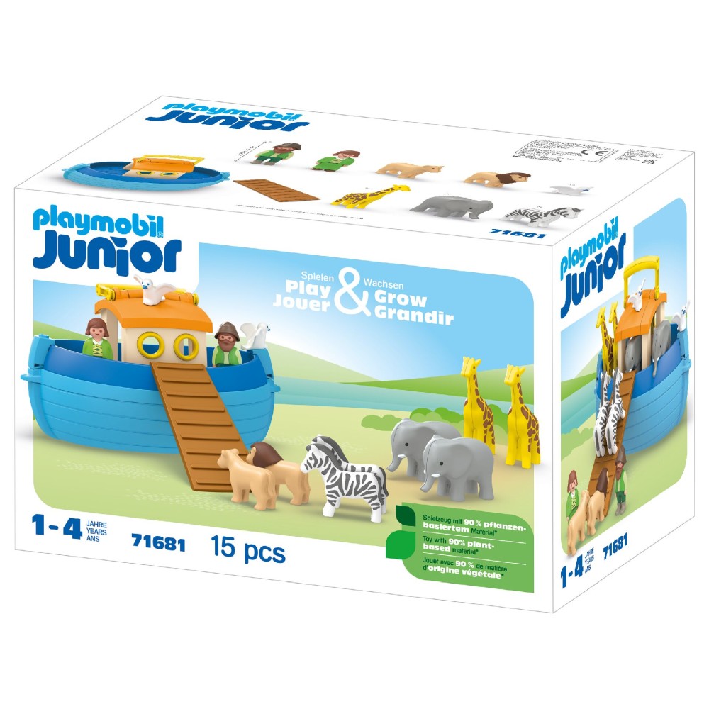 PLAYMOBIL JUNIOR - ARCA LUI NOE PORTABILA - PLAYMOBIL JUNIOR (PM71681)