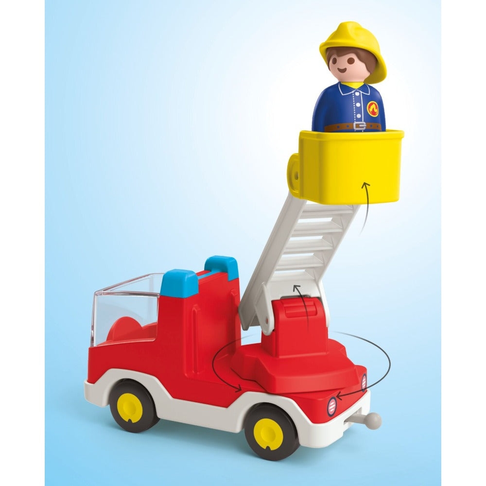 PLAYMOBIL JUNIOR - CAMION CU POMPIER - PLAYMOBIL JUNIOR (PM71683)