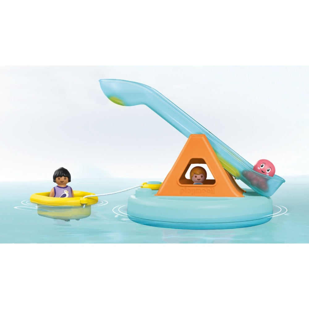 PLAYMOBIL JUNIOR AQUA - BALANSOAR DE APA SI BARCUTA - PLAYMOBIL JUNIOR AQUA (PM71687)