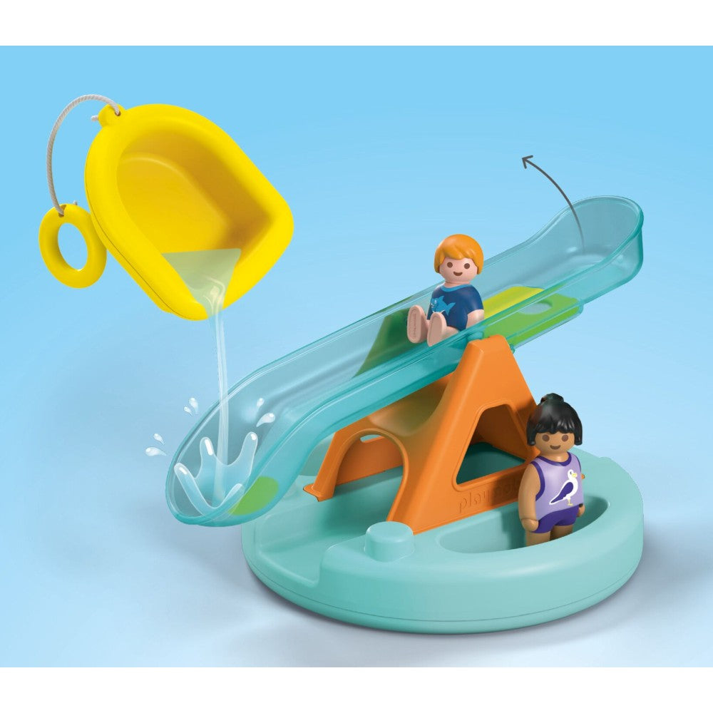 PLAYMOBIL JUNIOR AQUA - BALANSOAR DE APA SI BARCUTA - PLAYMOBIL JUNIOR AQUA (PM71687)