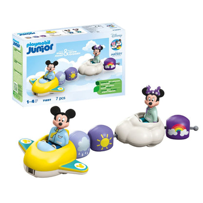 PLAYMOBIL JUNIOR DISNEY - ZBORUL LUI MICKEY SI MINNIE PRINTRE NORI - PLAYMOBIL JUNIOR & DISNEY (PM71697)