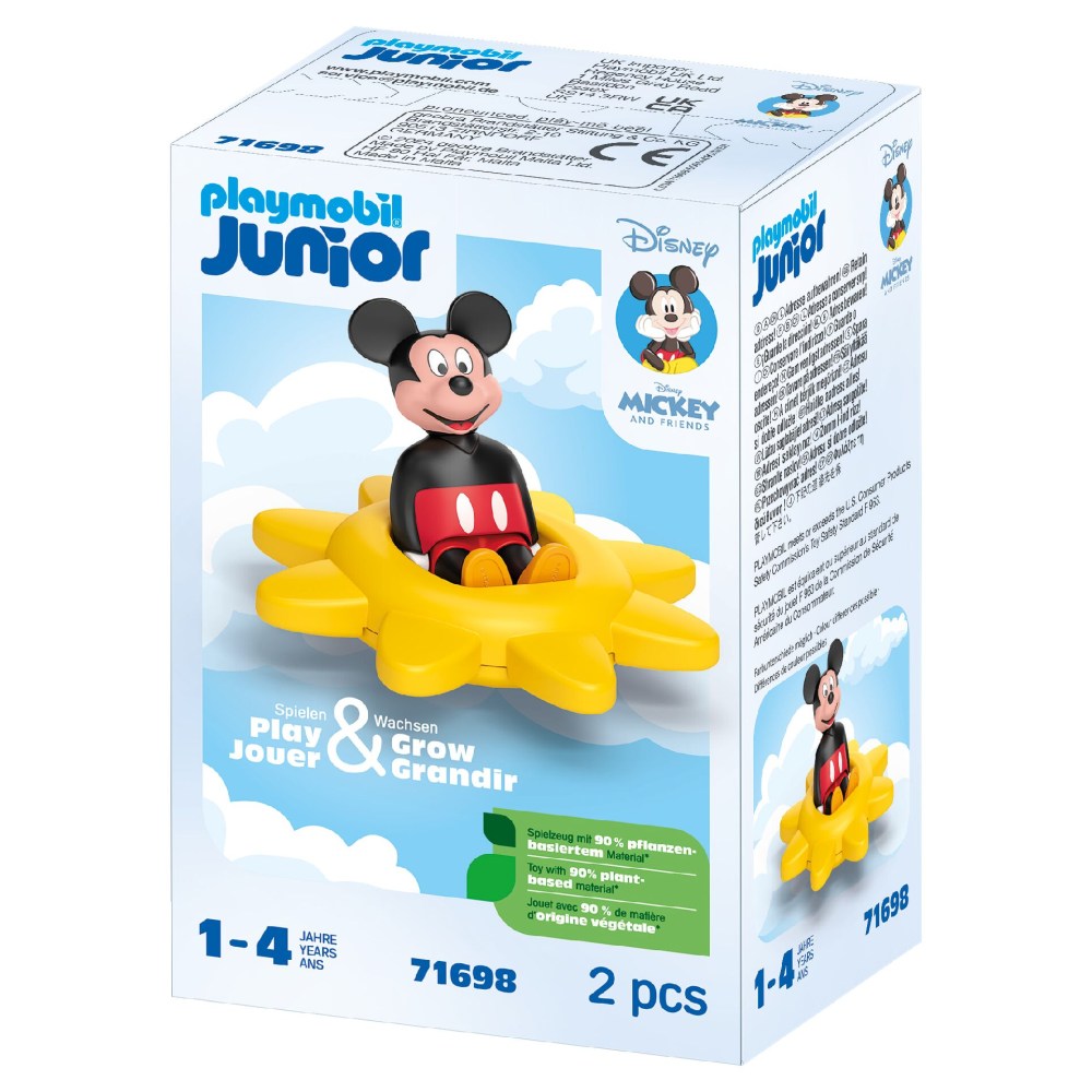 PLAYMOBIL JUNIOR DISNEY - SOARE ROTATIV CU ZORNAITOARE MICKEY - PLAYMOBIL JUNIOR & DISNEY (PM71698)