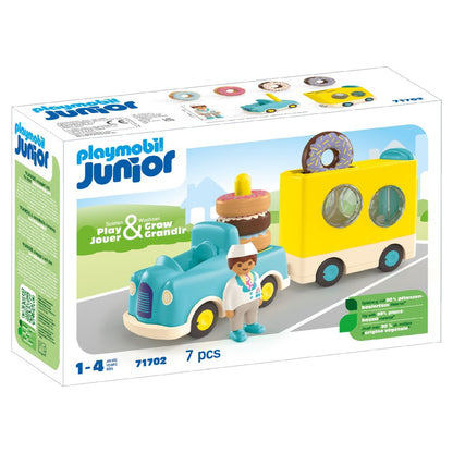 PLAYMOBIL JUNIOR - CAMION DE STIVUIT SI SORTAT CU GOGOSI - PLAYMOBIL JUNIOR (PM71702)