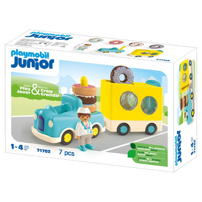 PLAYMOBIL JUNIOR - CAMION DE STIVUIT SI SORTAT CU GOGOSI - PLAYMOBIL JUNIOR (PM71702)