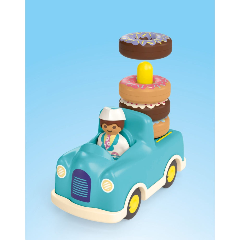 PLAYMOBIL JUNIOR - CAMION DE STIVUIT SI SORTAT CU GOGOSI - PLAYMOBIL JUNIOR (PM71702)