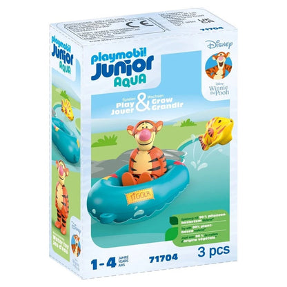 PLIMBARE CU BARCA GONFLABILA A LUI TIGGER - PLAYMOBIL JUNIOR AQUA & DISNEY (PM71704)