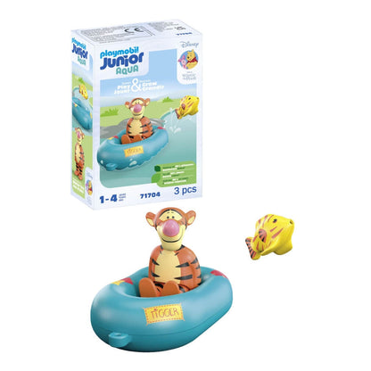 PLIMBARE CU BARCA GONFLABILA A LUI TIGGER - PLAYMOBIL JUNIOR AQUA & DISNEY (PM71704)