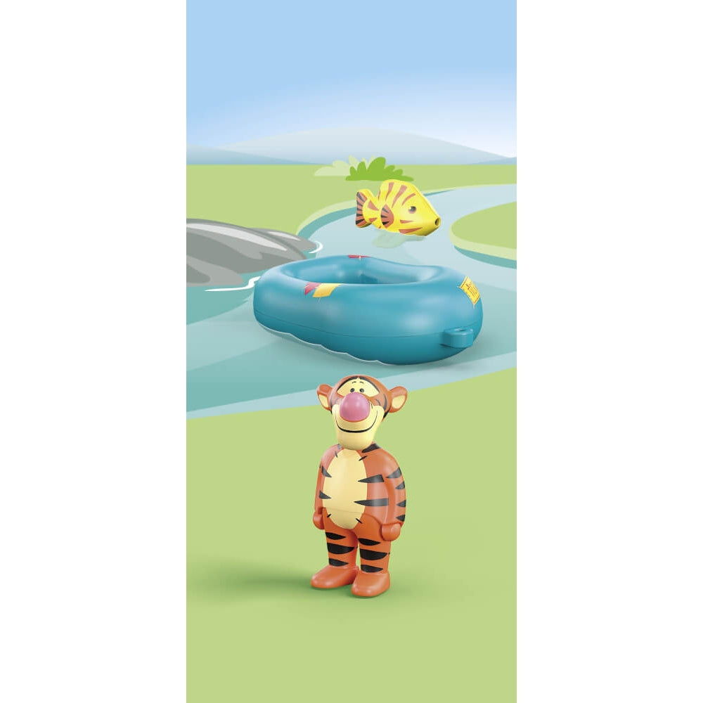 PLIMBARE CU BARCA GONFLABILA A LUI TIGGER - PLAYMOBIL JUNIOR AQUA & DISNEY (PM71704)