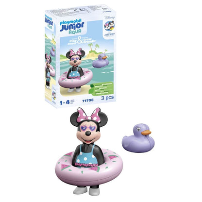 EXCURSIE LA PLAJA CU MINNIE - PLAYMOBIL JUNIOR AQUA & DISNEY (PM71706)